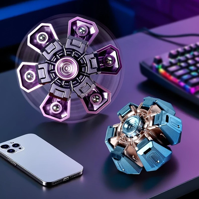 Nuove perline in acciaio Fidget Spinner Deformazione rotazionale Spinner a mano Puzzle Giocattoli antistress per regali per ufficio EDC per adulti