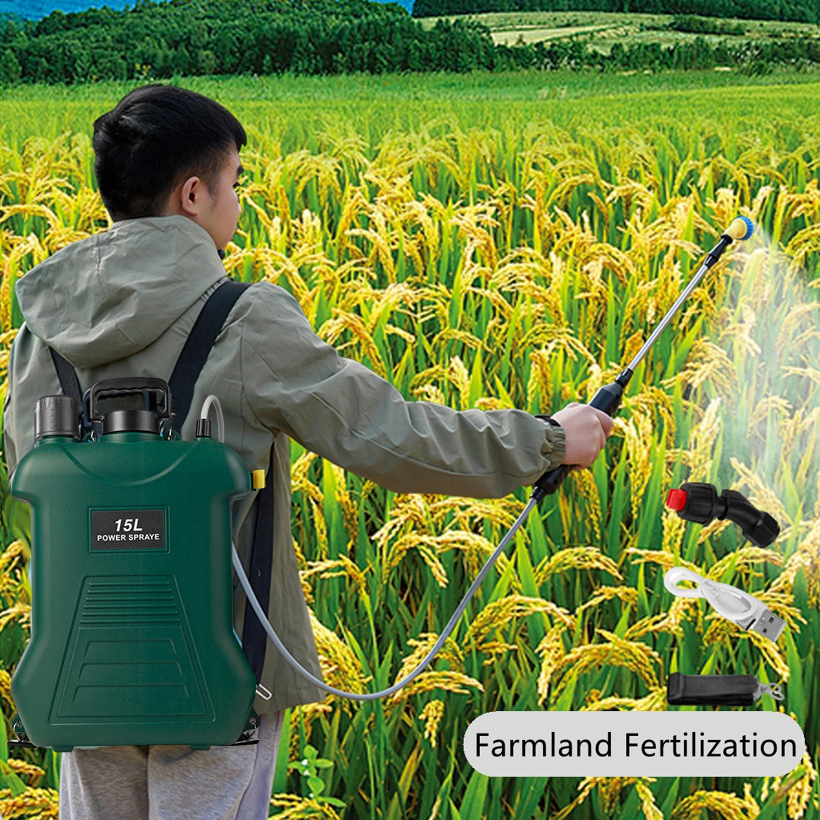 เครื่องพ่นยาแบบสะพายหลังไฟฟ้าข - Electric Sprayer Backpack บทวิจารณ์และราคา