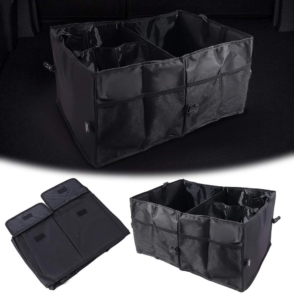 

Универсальный складной автомобильный контейнер для хранения, портативный автомобильный контейнер для хранения, Фотосумка для автомобиля, грузовика, внедорожника, багажник