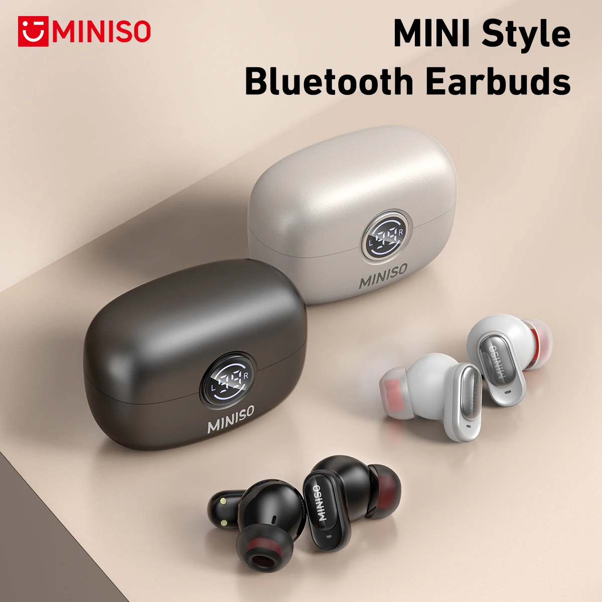 

Features Battery Indicator Earphones MINISO MS105 Wireless Earbuds Low Latency, AI Translation, For Music Sports Gaming Office