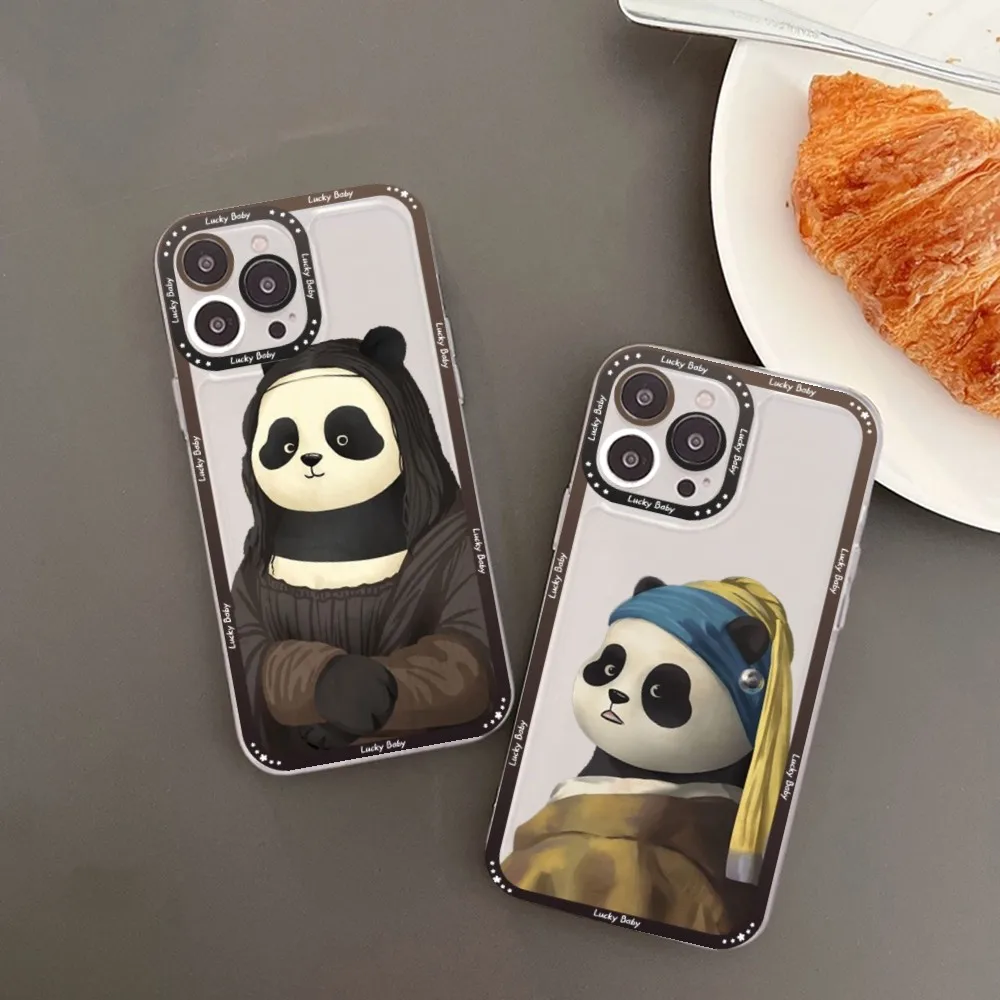 

Cute funny panda Phone Case For Redmi 7 8 9 A For Redmi Note 5 7 8 9 10 11 Pro Max 4G 5G Funfas