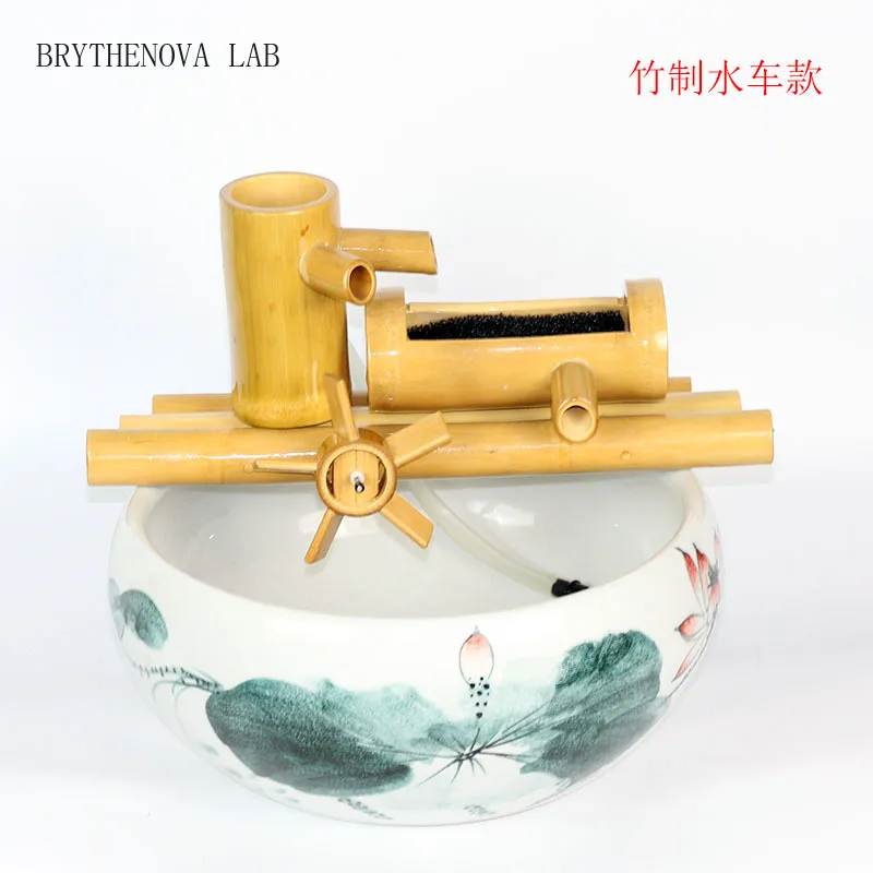 1pc Bamboo Fountain Modern Home Water Decor Fountains Ornaments Garden Decoration