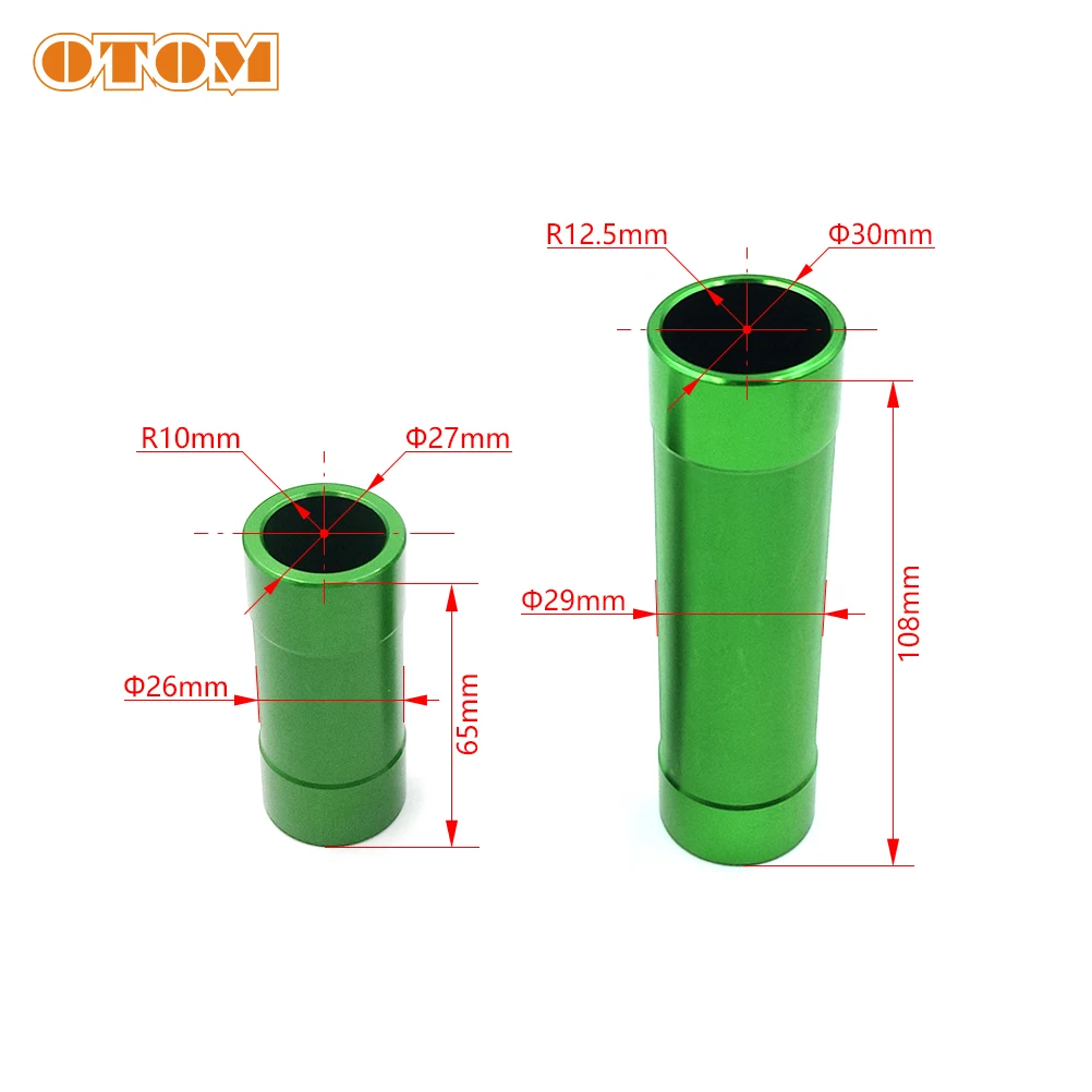 OTOM For KAWASAKI Motorcycle Front and Rear Hub Bushings Tube Bearing KX250 KX250F KX450F KLX Hub Liner Tube Motocross Accessory