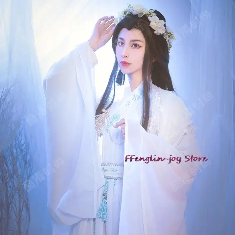 Tian guan cu fu fei lian cosplay kostüm perücken bambus hut chu wannen hanfu halloween kostüme büros himmel cial segen hut