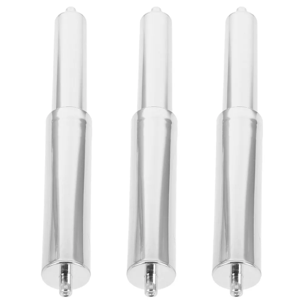 3Pcs Toilet Paper Holder Bar Replacement Rod Spring Loaded Metal Spindle for Custom Fit Rolls Space Saving Bathroom Accessory