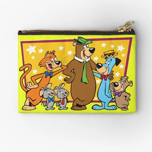 

Huckleberry Hound And Friends Zipper Pouches Men Packaging Panties Bag Small Socks Women Coin Wallet Key Underwear Pocket Pure