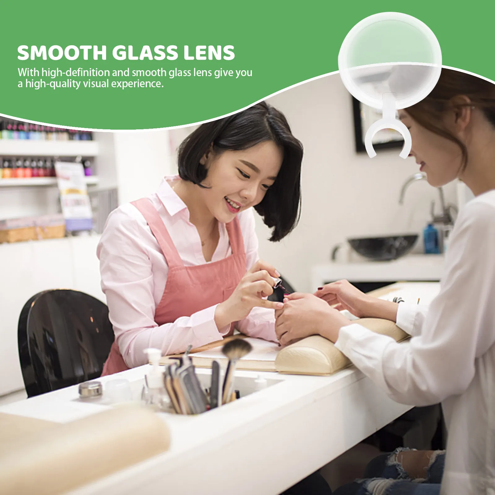 

5pcs Point Drill Pen Holder Magnifier Premium Glass Lens Diamond Art Accessories Kids Toy Compact Lightweight Storage