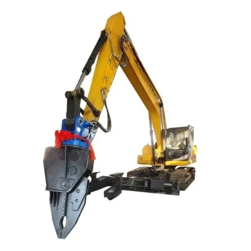 Car Dismantling System To Suit 20ton To 30ton Excavator Construction Machinery Shear Attachment For Car Recycling