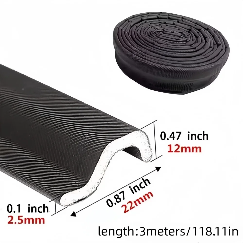 Window  Self-Adhesive Soundproof Foam Sealing Strip for Noise Weather Stripping Door Seal Gap Filler Gap Sticking Tape ﻿