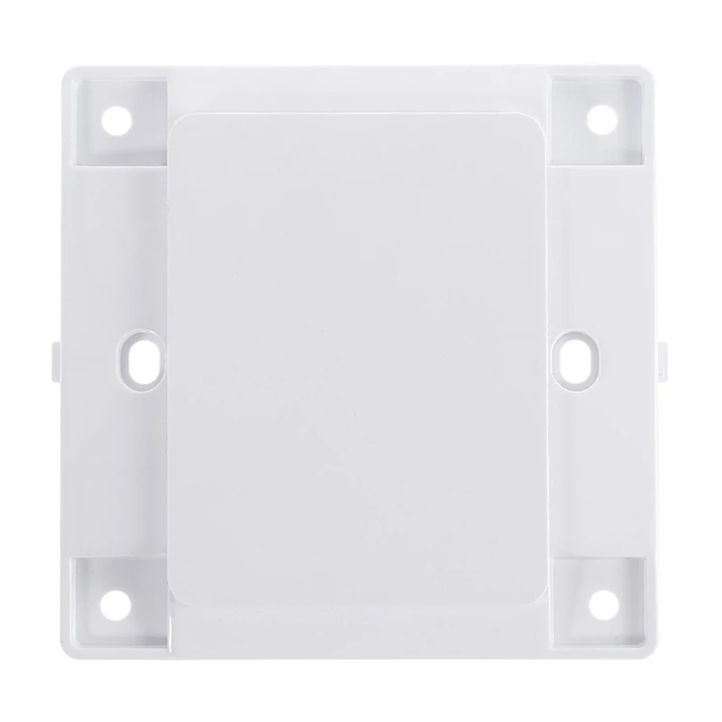 Electric Wall Switch Socket Blank Cover Panel Whiteboard ABS Outlet Plate Bezel Tool 86x86mm