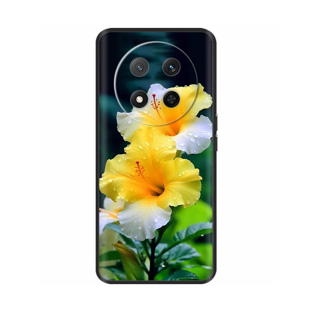 حافظة لهاتف Honor X9c 5G 2024 حافظة على شكل فراشة على شكل قلب لهاتف هواوي هونور X9c X9 C غطاء خلفي من السيليكون الناعم كابا