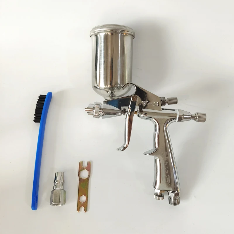 Ugello piccolo aerografo V3 pistola a spruzzo pneumatica arti e mestieri spruzzatura 0.5/0.8 calibro Auto Spray Painting Tool Set