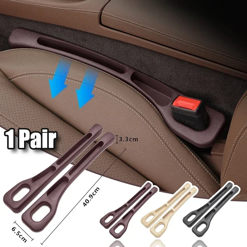 1 Pair Universal Car Seat Gap Plug Strip Side Seam Car Gap Filler Leak Proof Seat Gap Storage Organizer Interior Decoration