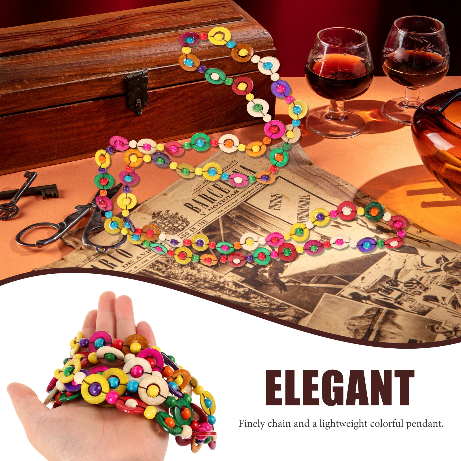 جوز الهند شل قلادة للنساء بوهيميا النسيج المجوهرات اليدوية قلادة هدية ارتداء اليومي حفلة الشاطئ الصادرة الإكسسوارات #1