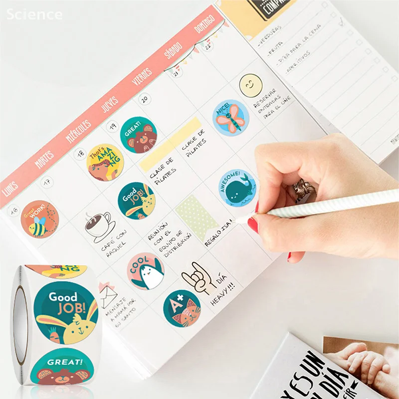 500PCS Reward Stickers For Kids School Supplies Classroom Motivational Sticker