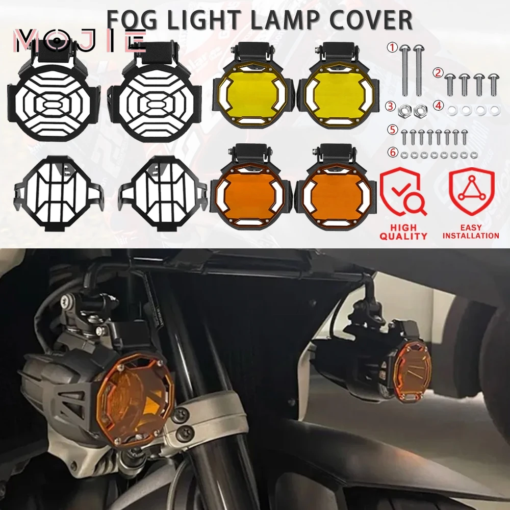 

For BMW R 1250 GSA GS LC ADV Adventure R1200GS F850GS F750GS Motorcycle CNC Flipable Fog light lamp Protector Guard Lamp Cover