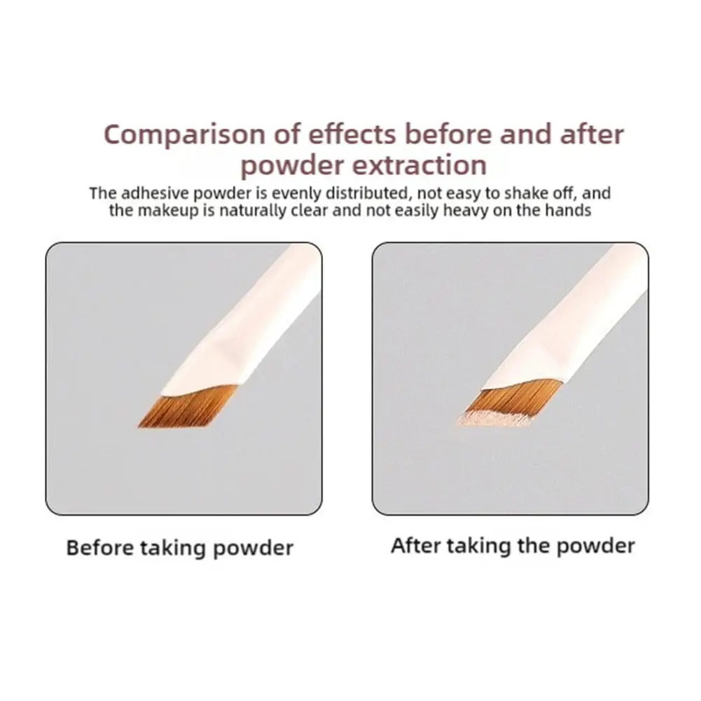 อัพเกรดแปรงอายไลเนอร์ Ultra Thin Fine Angle ที่แม่นยําภายใต้แปรง Place Eyebrow Detail แปรงแบนตา N6r2