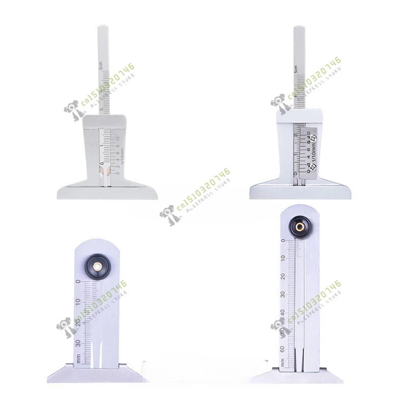 Stainless Steel Car Tire Pattern Depth Measurement Vernier Caliper Tire Depth Gauge 0-30/0-50/0-60mm