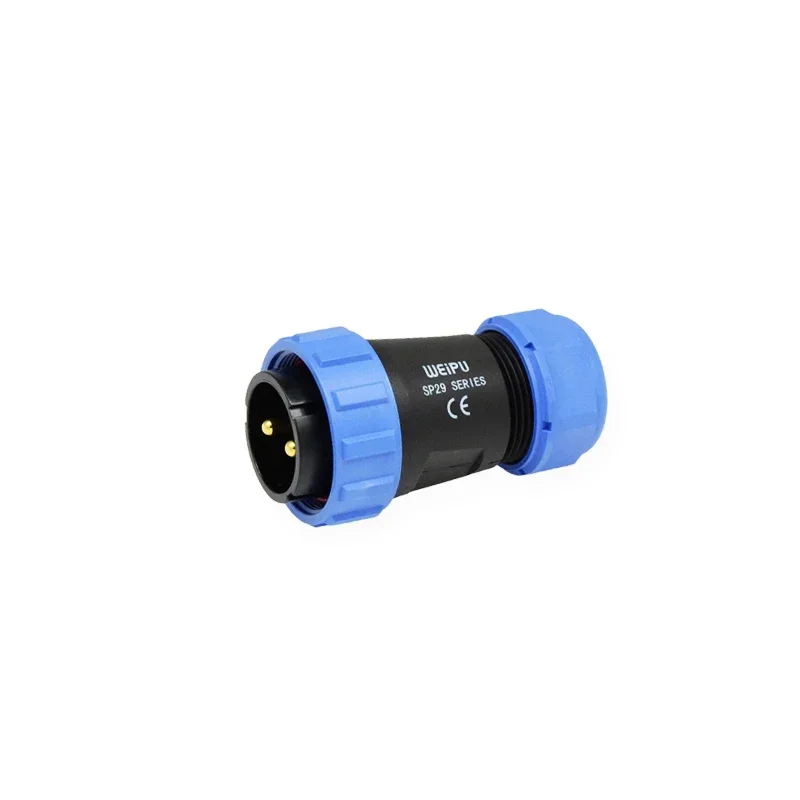 WEIPU SP29 SP2910/P 2 3 4 7 8 9 10 12 16 17 20 24 26 35Pin IP68 Male Plug Waterproof Industrial Connector Scew Plastic Cable