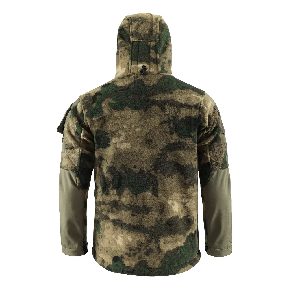 New men\'s mountaineering outdoor sports patchwork fleece jacket men\'s warm fleece jacket Padding jackets for Men\'s clothing