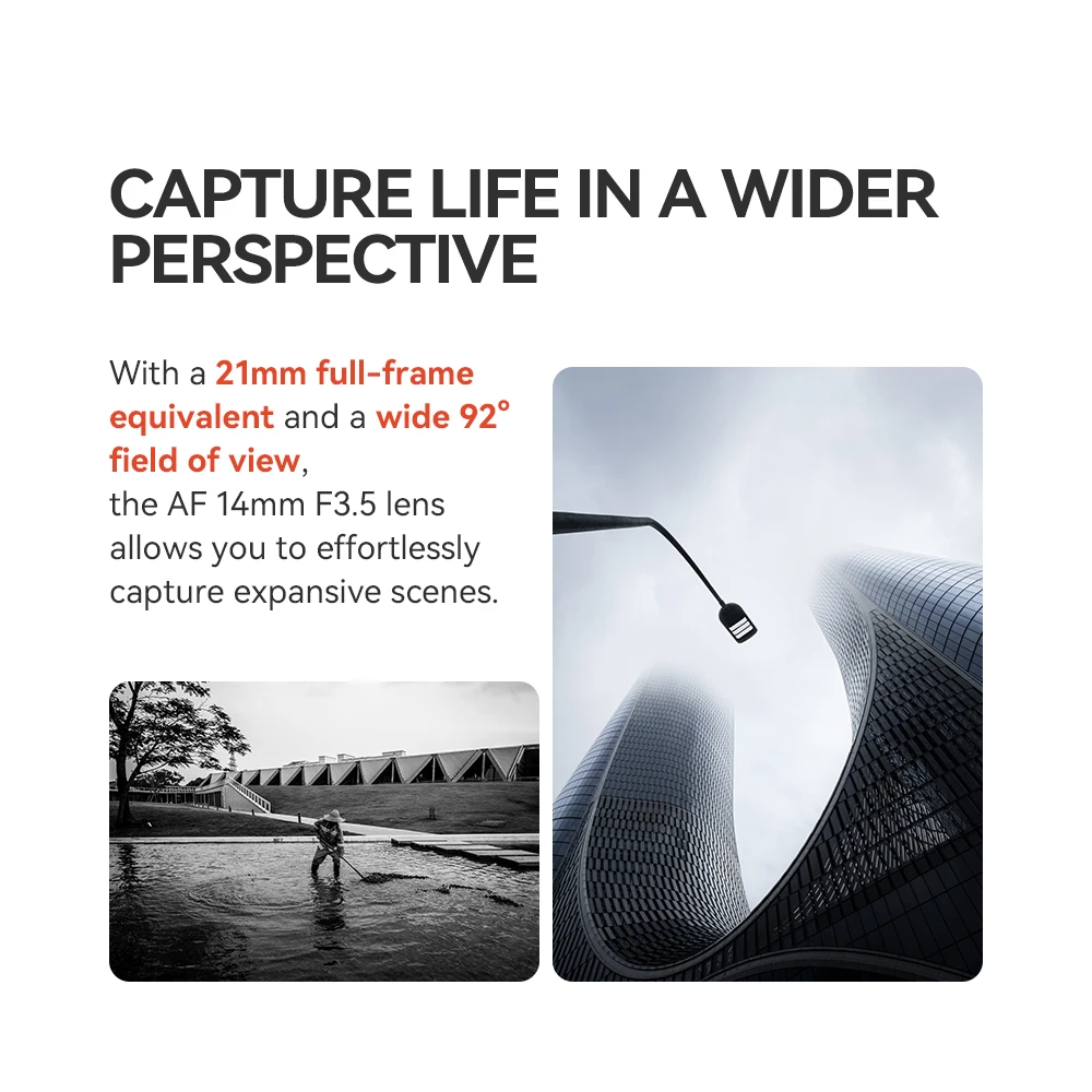 TTARTISAN AF 14 مللي متر F3.5 عدسة الكاميرا واسعة الزاوية رئيس عدسة لسوني E فوجي XF APS-C ملحقات الكاميرا