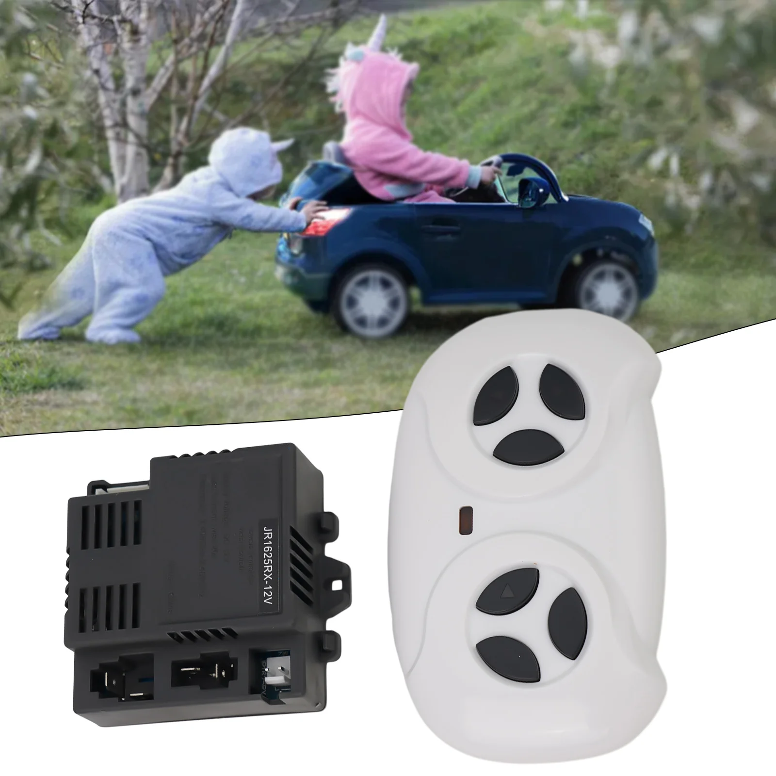 New 1sets JR1625RX-12V Bluet Ooth Receiver For Children Electric Car 2.4G Transmitter For Children Electric Car Replacement Part