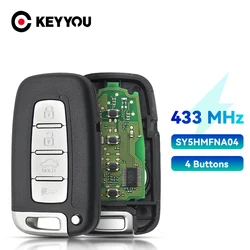 KEYYOU 433Mhz chiave a distanza intelligente per auto per Hyundai I30 IX35 Sonata Genesis Veloster Equus Tucson Kia Forte Rio Sorento SY5HMFNA04