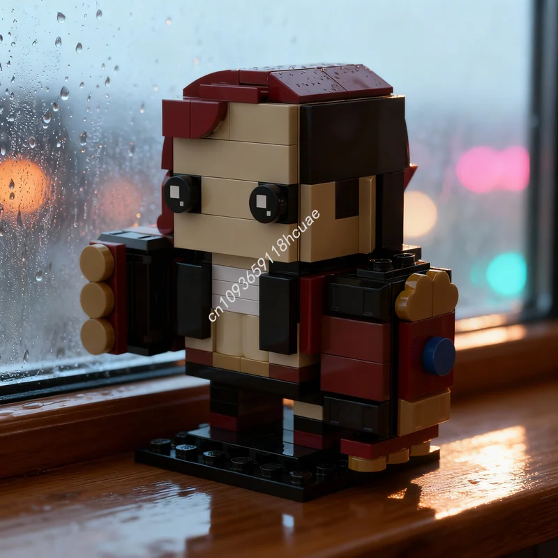 

Набор строительных блоков MOC BrickHeadz Brawler Vi Arcane League, 184 детали, модель для сборки, архитектурные игрушки, рождественские подарки, креативная идея, развивающая игрушка