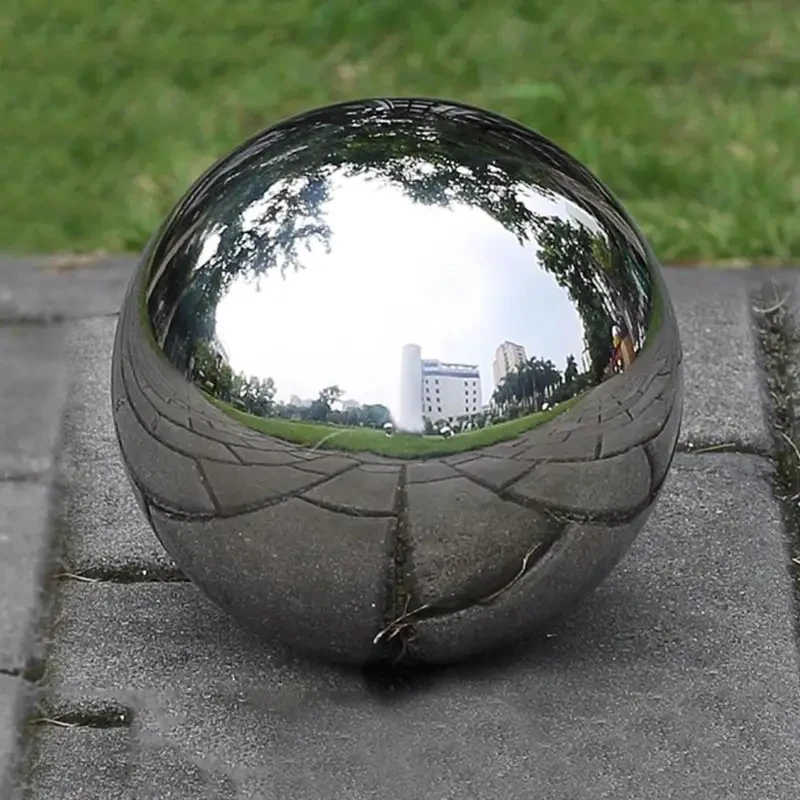 201 Steel Hollow Decorative Balls 25mm-100mm High Gloss Glitter Mirror Spheres for Home Garden Decor