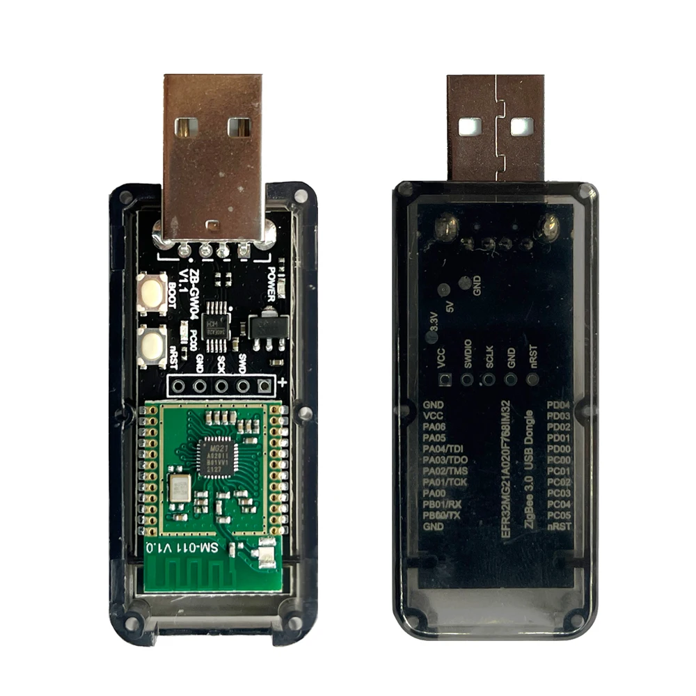 Universal USB Mini Dongle Wireless ZigBee3.0 Gateway Module Analyzer Open Source Hub 2MQTT ZHA EZSP NCP Home Assistant Smart DIY