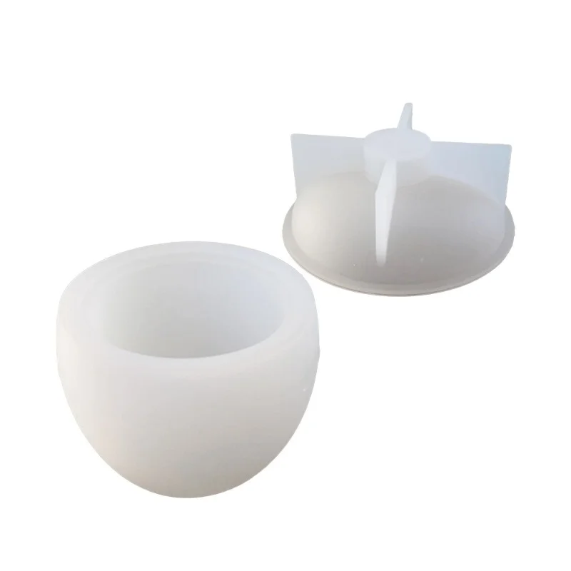 Peervormige Hazelnoot Kaars Cup Siliconen Mal DIY Bloempot Kaarshouder Opbergdoos Hars Mal Ambachten Woondecoratie