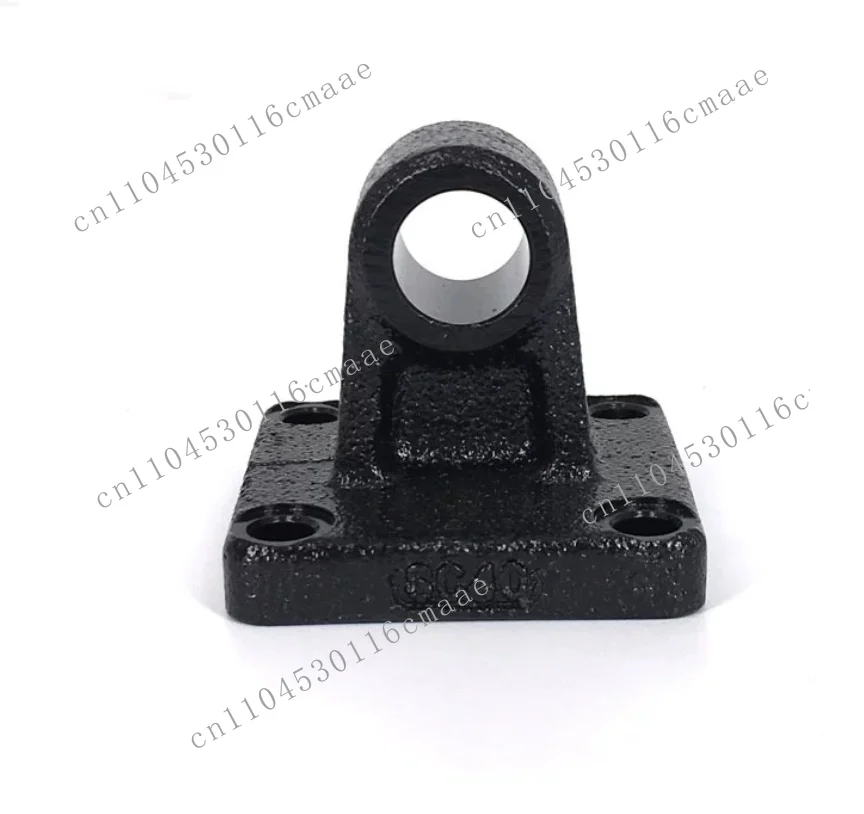 Pneumatic Accessories Pneumatic Cylinder Accessories 32 Single Earring Mounting Kit for Cylinders with Inner Hole 32mm Black