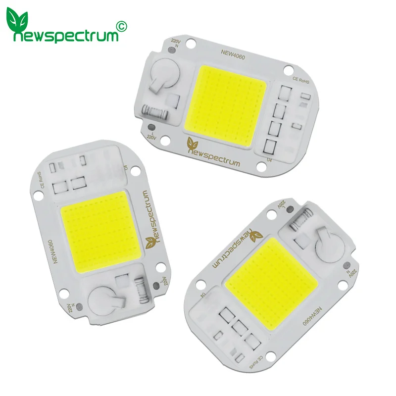 AC COB Module, 50W Lighting Universal Lamp Beads, No Drive Required，Cold White 6000K