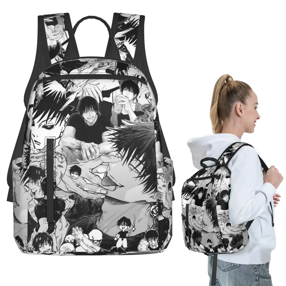 Tokyo Revengers Toji Fushiguro Backpack Student BookBag Kids School Bag Computer Shoulder Bags Boys Girls