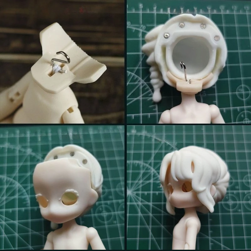 12 Points Bjd Doll Conversion Gsc Neck Collar Support OB11 Reinvention Neck Replacement Parts Doll Neck Plastic Hook Gasket