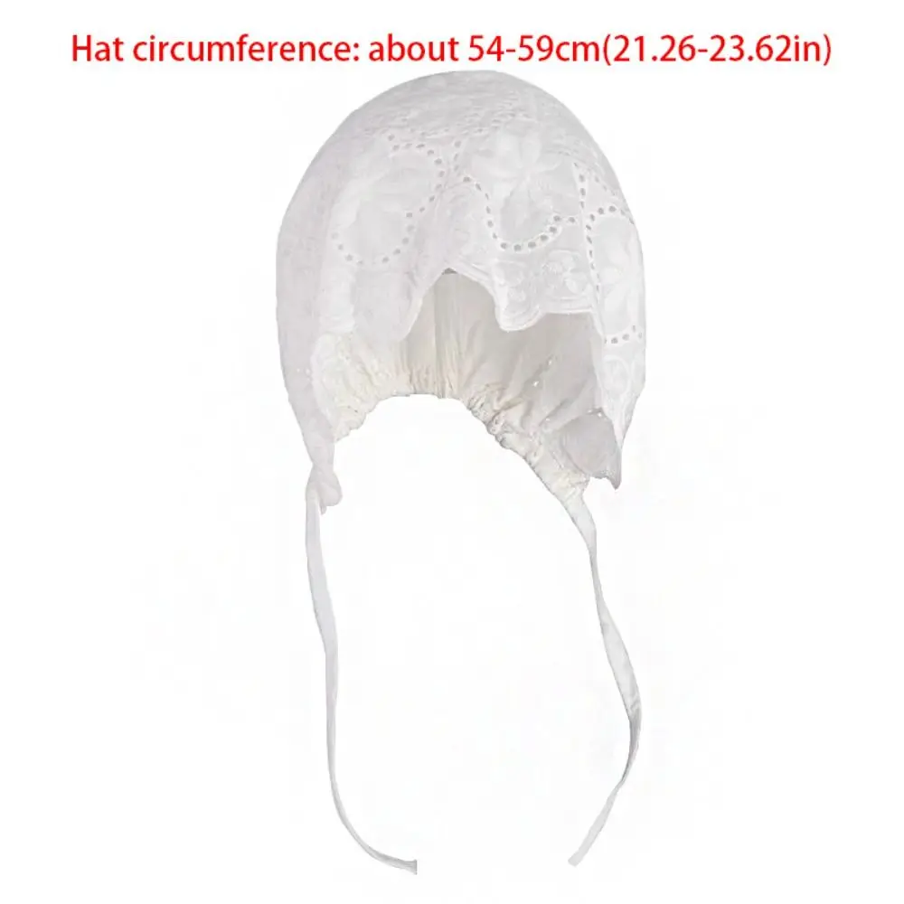 عادية الجوف خارج المطرزة الدانتيل قبعة تنفس حار فتاة قبعة صغيرة Y2k رقيقة Skullcap الملابس والاكسسوارات