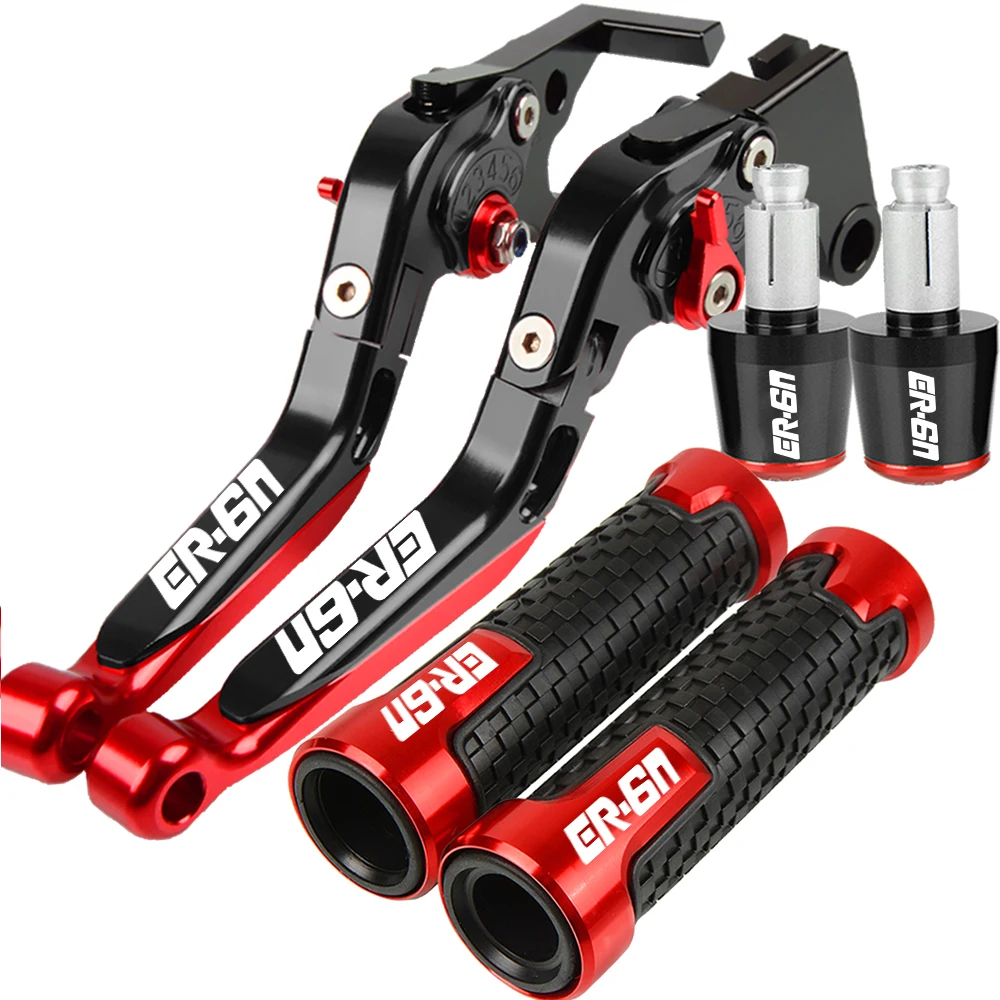 Motorrad CNC Bremse Kupplung Hebel Lenker knöpfe Griff Grip Für KAWASAKI ER6N ER 6N 6F 2009-2017 2016 2015 2013 2014 2012 ER6