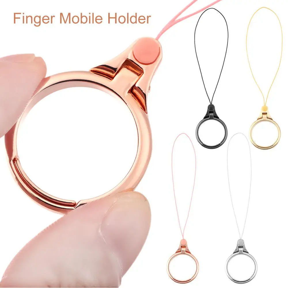 

Многофункциональные универсальные ремешки для мобильных телефонов 2 в 1, брелок для ключей, кольцо, ремешок для мобильного телефона на палец