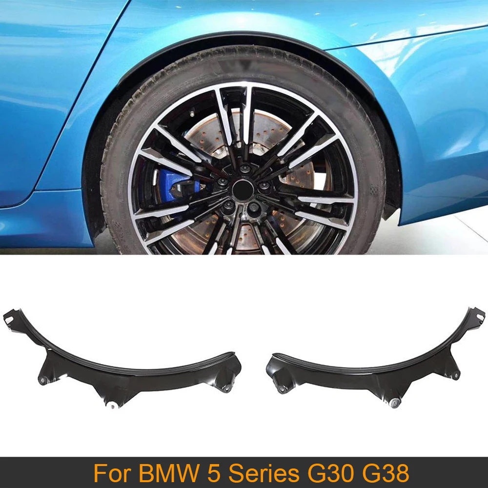 

Rear Wheel Arch Eyebrows Guards for BMW 5 Series G30 G38 2017-2019 Wheel Arch Fender Flares Mudguards Trims Not M5 Matte Black