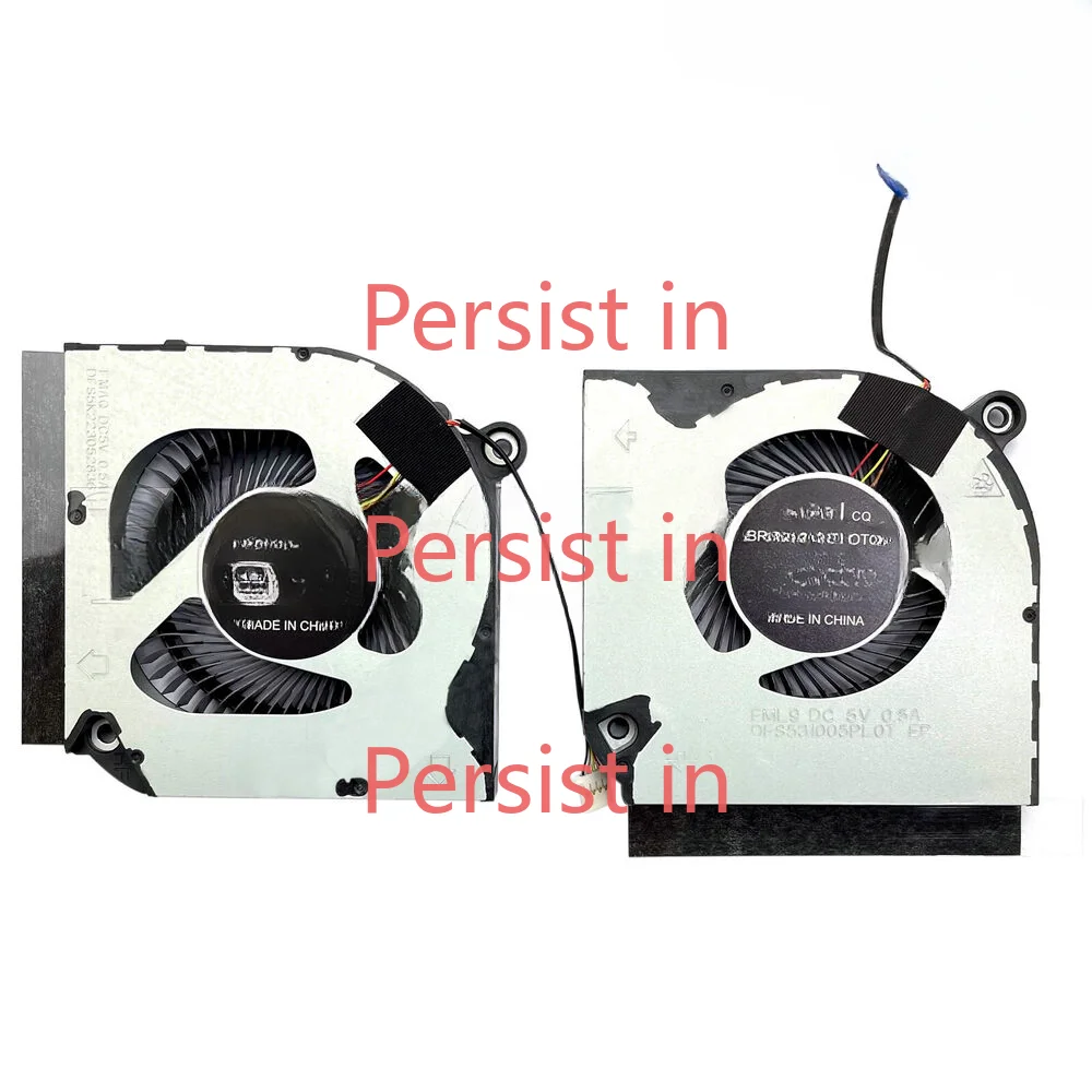 CPU+GPU Cooling Fan for Acer AN517-52 45 AN515-55 AN517-41 PH315-53 PH317-54