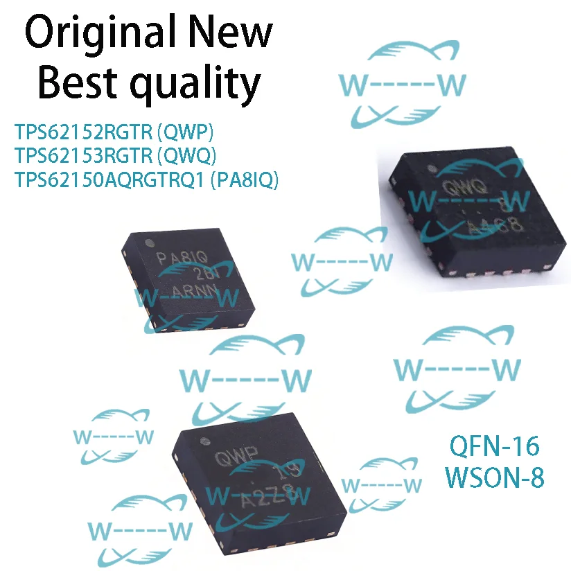 (5-30 PCS)NEW TPS62152RGTR QWP TPS62153RGTR QWQ TPS62150AQRGTRQ1 PA8IQ TPS62152 TPS62153 TPS62150AQ TPS62150A IC CHIP