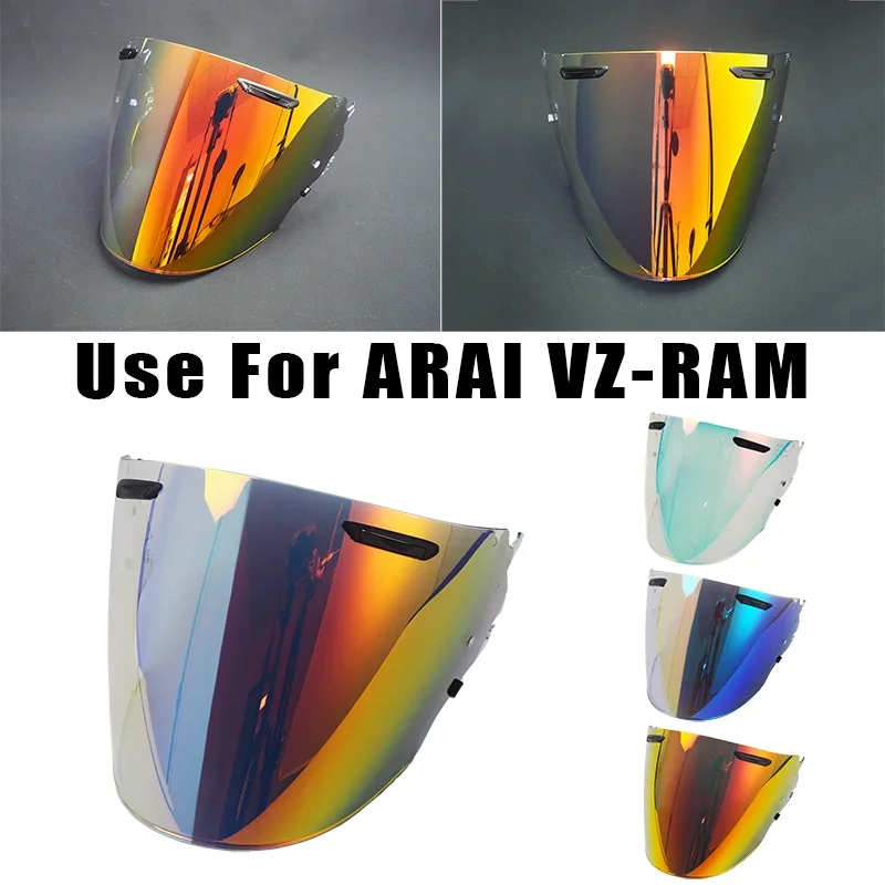 Photochromic Motorcycle lens, For ar VZ RAM 3/4 Replacement half Helmet Photochromic Visor,Multiple color options Quick Releas