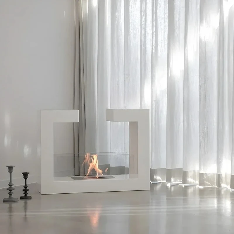 

Arc de Triomphe Fireplace Nordic Modern Heater Customized Indoor True Flame Home