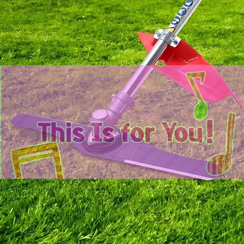 【HMA】A Set Of Universal Double-Edged Weed Trimmer Blades, Equipped Using High Manganese Steel Blades Saving Fuel And Power