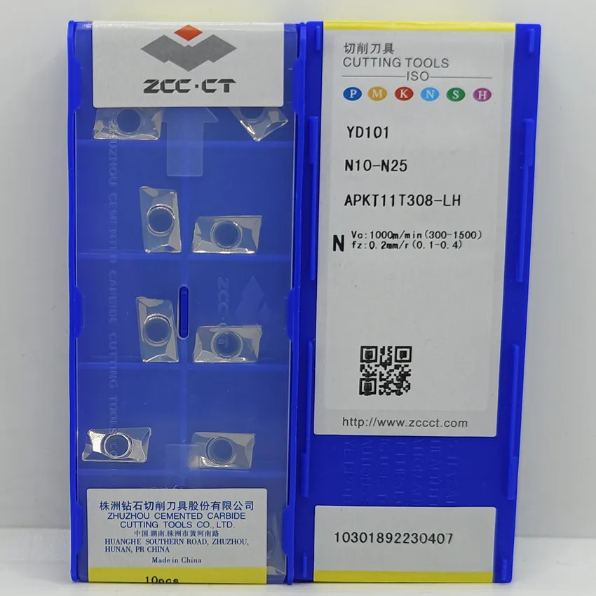 

APKT11T308-LH YD101 APKT11T308-LH APKT11T308 ZCC.CT CNC blade carbide insert Milling inserts For Aluminium 10pcs/box