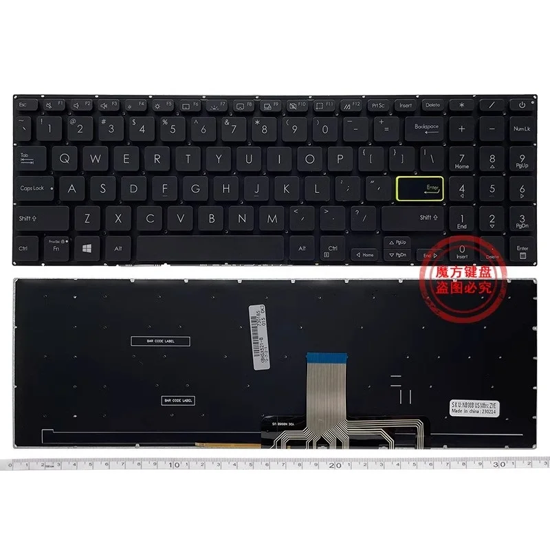 

Новая клавиатура US для ASUS VivoBook 15X 2020 S5600F V5050 V5050E/EA S15 S533 X521 X521F X521FL X521FA X521UA X521IA/JQ/EA