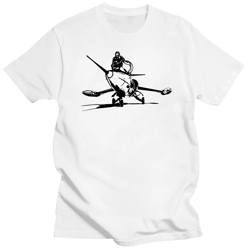 Lockheed F-104 Starfighter, летние модные повседневные мужские футболки, рубашка с круглым вырезом, хлопковые топы, черные, размер S-3XL