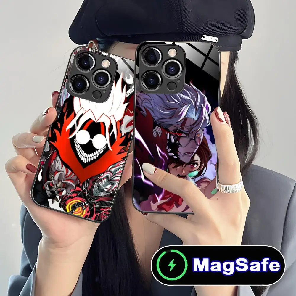 

Чехол для мобильного телефона Dandadan Okarun для iPhone 16, 15, 14, 13, 12, 11 Pro Max Plus Mini MagSafe, защитное стекло, роскошное, красивое