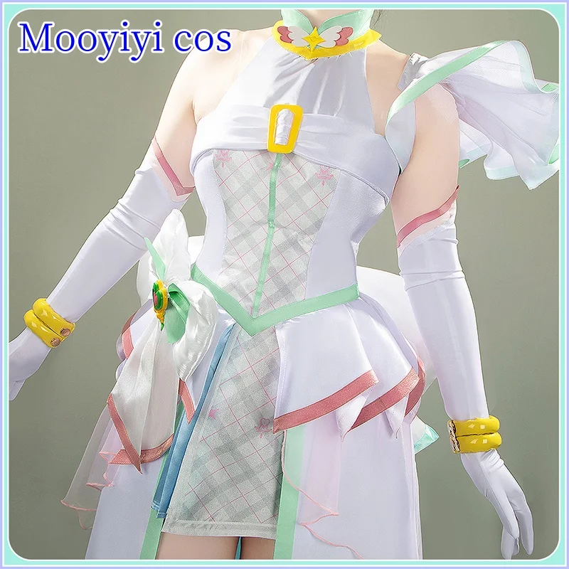 Nueva cura Zukyun disfraz de Cosplay Halloween Navidad fiesta de juegos de rol Anime maravilloso vestido de mujer Precure S-4XL