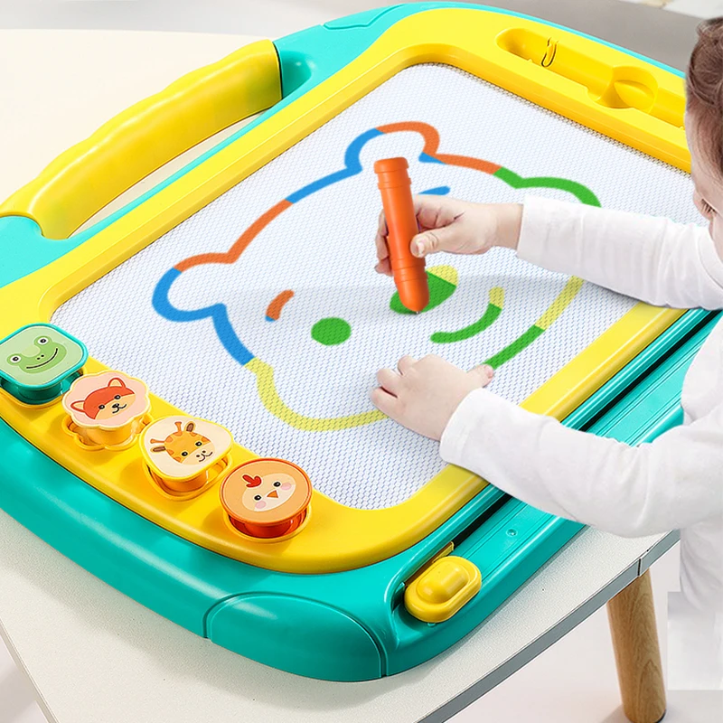 

Children Drawing Tablet Erasable Magnetic Doodle Painting Board with leg Learning Toys For Kids Writing Table Educational Gifts